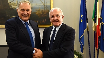 Il presidente De Luca ha incontrato l’ambasciatore USA
