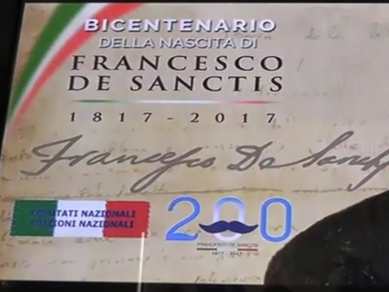 De Luca alle celebrazioni per il bicentenario della nascita di Francesco De Sanctis