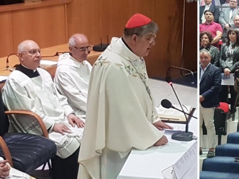 Assessore Palmeri alla Celebrazione della Santa Messa officiata dal Cardinale Crescenzio Sepe