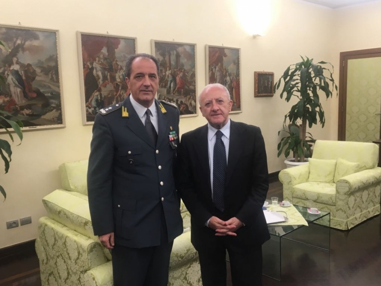 Spesa Sanitaria: rinnovato il protocollo d'intesa tra la Regione Campania ed il Comando Regionale della Guardia di finanza