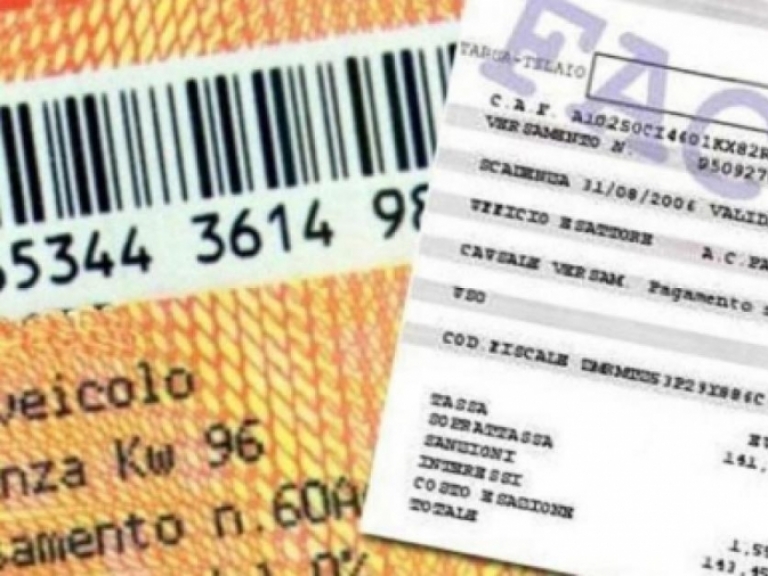 Mancati pagamenti  tassa automobilistica - Annualità 2012