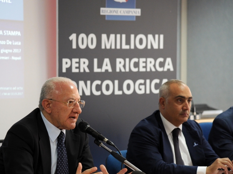 Ospedale del Mare: conferenza del presidente De Luca