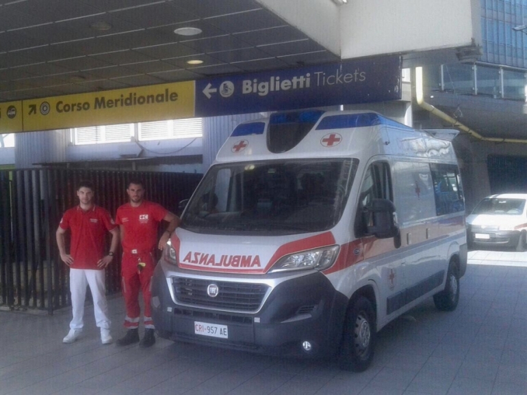 Riattivato il servizio di ambulanza medicalizzata alla stazione di piazza Garibaldi