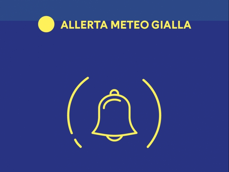 06/01/2024 - Allerta meteo Gialla su tutta la Campania