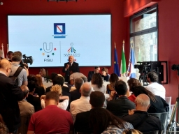 Universiade, svelati a Milano i dettagli della cerimonia d'apertura. De Luca: Rappresenteremo l'Italia unita