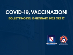 COVID-19, BOLLETTINO VACCINAZIONI DEL 16 GENNAIO 2022 (ORE 17)