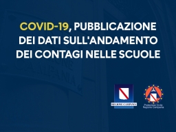 COVID-19, PUBBLICAZIONE DEI DATI SULL'ANDAMENTO DEI CONTAGI NELLE SCUOLE