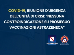 COVID-19, RIUNIONE D'URGENZA DELL'UNITÀ DI CRISI: "NESSUNA CONTROINDICAZIONE SU PROSIEGUO VACCINAZIONI ASTRAZENECA"