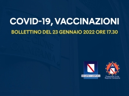COVID-19, BOLLETTINO VACCINAZIONI DEL 23 GENNAIO 2022 (ORE 17.30)