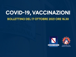 COVID-19, BOLLETTINO VACCINAZIONI DEL 17 OTTOBRE 2021 (ORE 16.30)