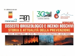 Workshop “Dissesto idrogeologico e incendi boschivi. Storia e attualità della prevenzione”.