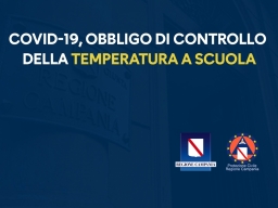 COVID-19, OBBLIGO DI CONTROLLO DELLA TEMPERATURA A SCUOLA