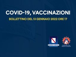 COVID-19, BOLLETTINO VACCINAZIONI DEL 13 GENNAIO 2022 (ORE 17)