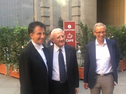 Il presidente De Luca e Jack Lang al dibattito "Capodimonte dopo Picasso"
