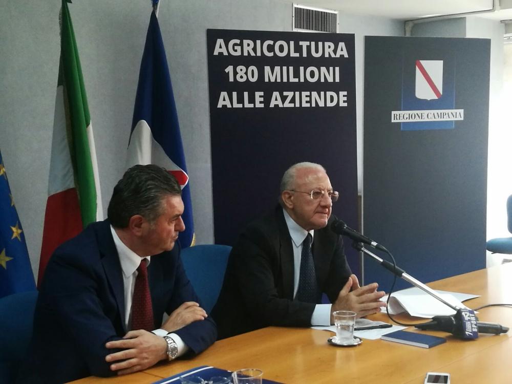 Agricoltura in Campania, 180 milioni di euro per il ricambio generazionale delle aziende