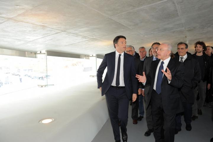 Il Presidente del Consiglio Matteo Renzi a Napoli per la firma del "Patto per la Campania"