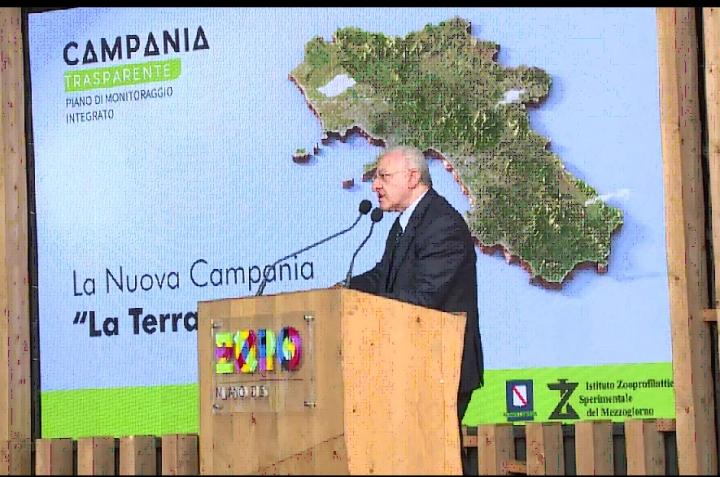 All'Expo il presidente De Luca lancia l'operazione "Campania trasparente"
