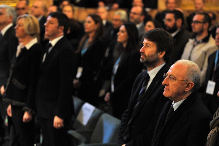  Il presidente del Consiglio Matteo Renzi alla Reggia di Caserta