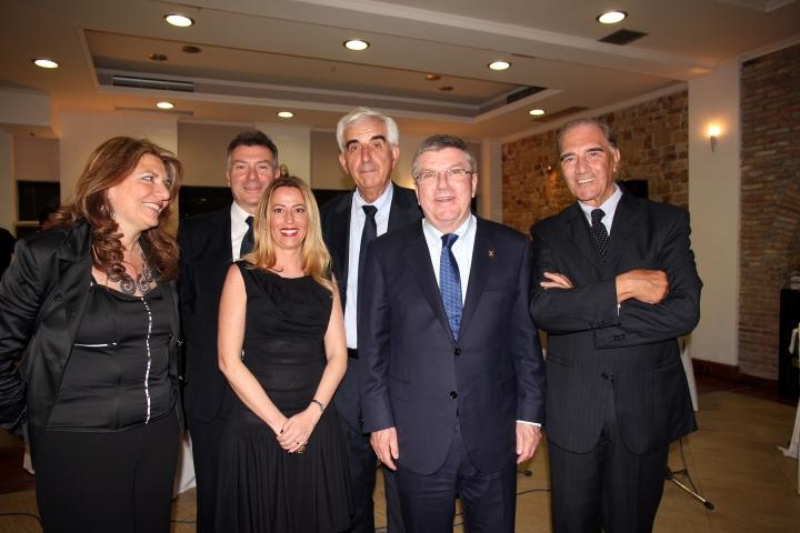 L'assessore Fortini incontra il presidente del CIO Bach