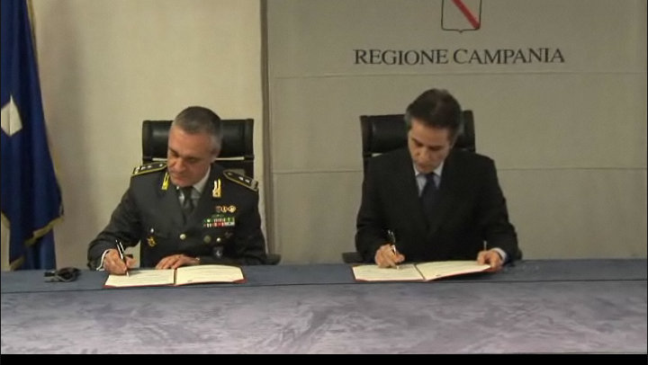 Regione, firmati due protocolli di intesa con Guardia di Finanza regionale
