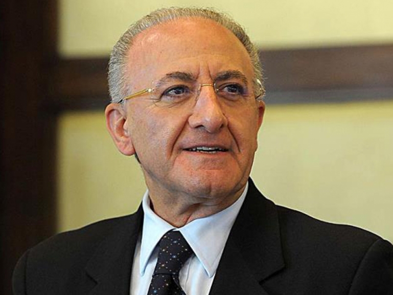 De Luca: "Campania, regione più ambientalista di Italia"