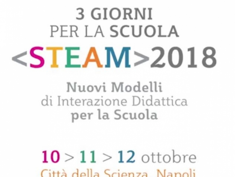 3 Giorni per la Scuola - STEAM 2018