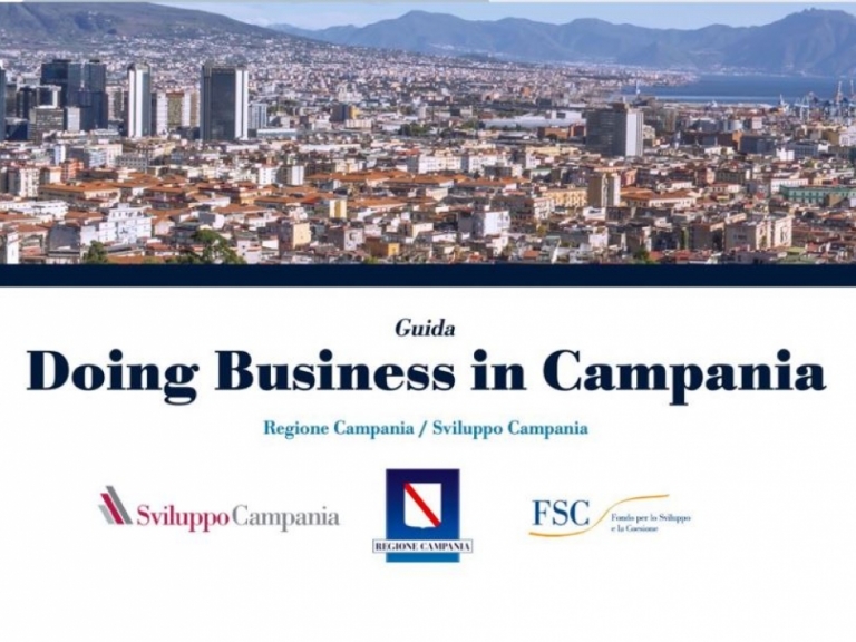 E' attivo il sito web "Invest in Campania"