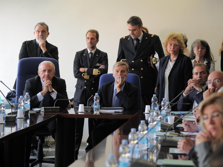 Inaugurato il cantiere per i dragaggi al Porto di Napoli