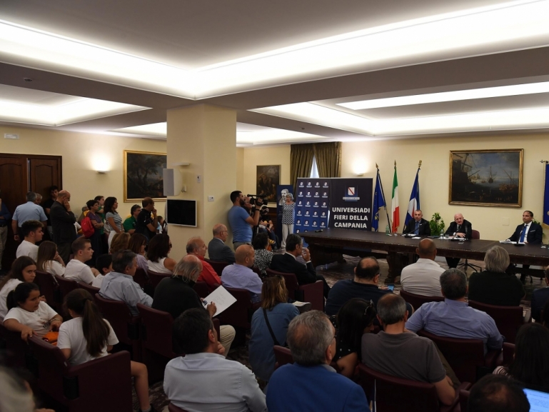 Universiade 2019, il successo dell’iniziativa. De Luca: realizzato un miracolo. Fieri di Napoli e della Campania