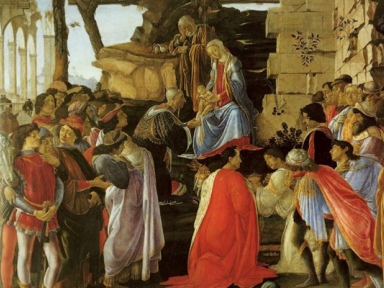 L’Adorazione dei Magi di Botticelli
