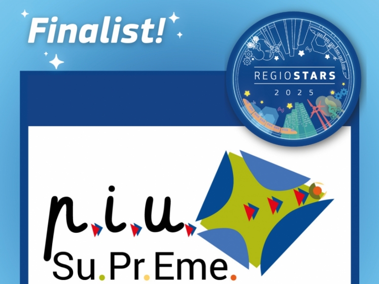 Progetto P.I.U.Su.Pr.Eme finalista del Premio europeo REGIOSTARS 2025