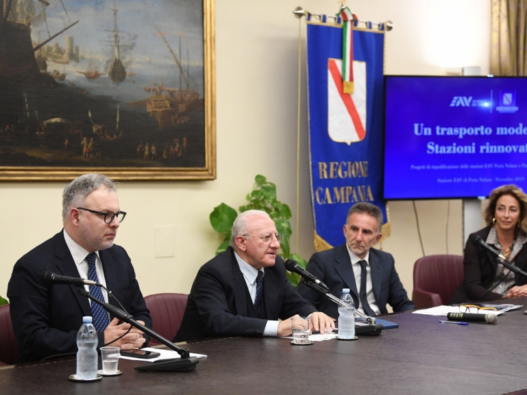 Smart Station, presentati i progetti di riqualificazione delle stazioni Eav di Porta Nolana e piazza Garibaldi