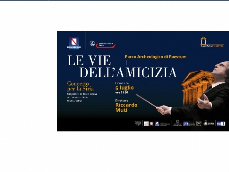 "Le vie dell'amicizia: concerto del Maestro Riccardo Muti "