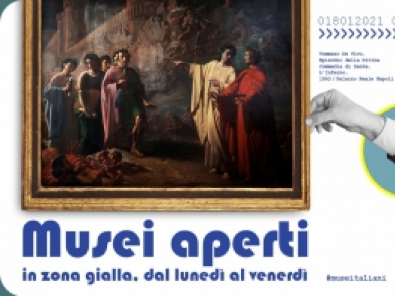 Musei aperti in zona gialla, dal lunedì al venerdì