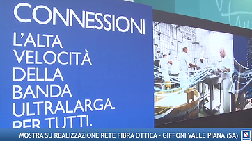 Banda ultra larga, inaugurata a Giffoni Valle Piana la mostra itinerante