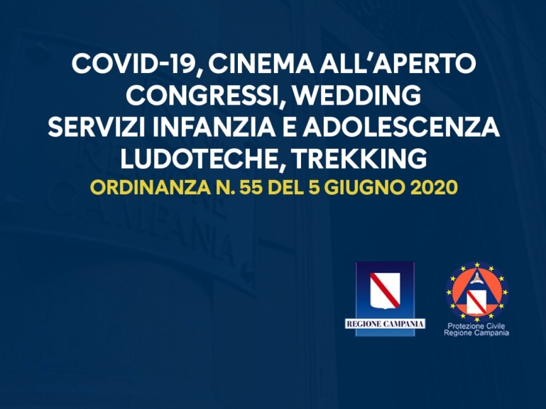COVID-19, ORDINANZA N. 55
