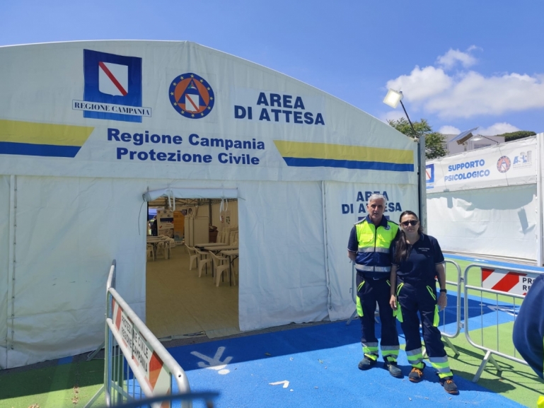 TERREMOTO, ATTIVA L'AREA DI ATTESA DELLA REGIONE PRESSO L'EX BASE NATO