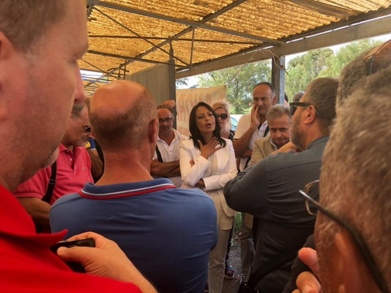 Sopralluogo al sito industriale Area ex Montefibre di Acerra