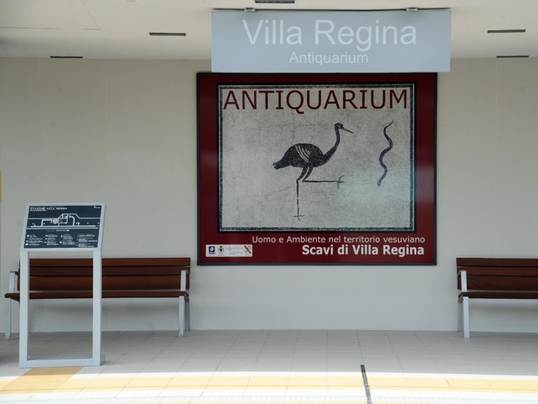 Circumvesuviana: inaugurata la stazione “Villa Regina-Antiquarium”