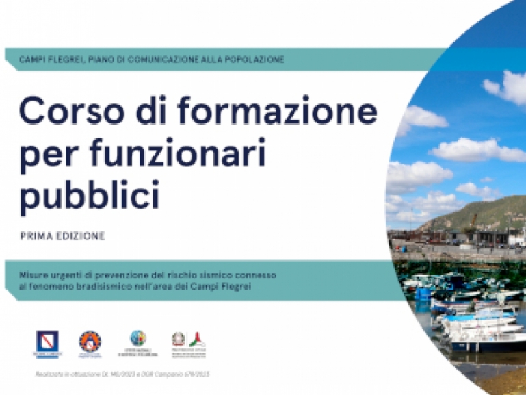 La formazione per il personale dei Comuni e degli Enti del sistema regionale e nazionale di protezione civile