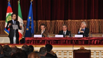 Napolitano al Teatrino di Corte per il convegno sui Beni culturali