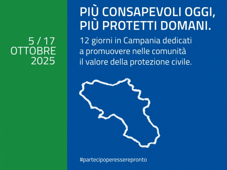 03/10/2025 - Comunicato n. 152 - Esercitazioni, open day, campagne informative: 12 giorni di eventi dedicati alla cultura della prevenzione