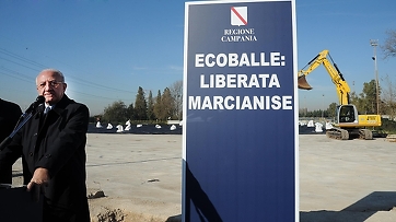 Liberata la discarica di ecoballe di Marcianise