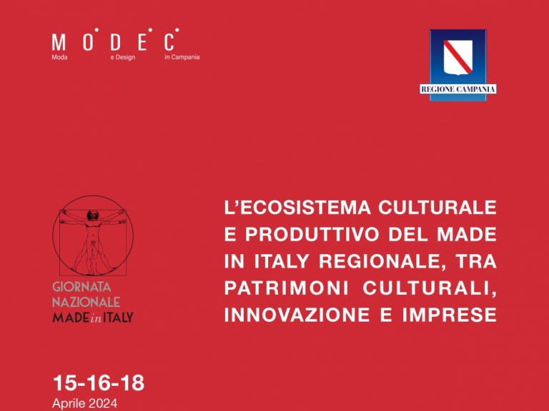 IL 15 APRILE GIORNATA NAZIONALE DEL MADE IN ITALY: LE INIZIATIVE DELLA REGIONE CAMPANIA