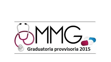 Graduatorie provvisorie MMG 2015