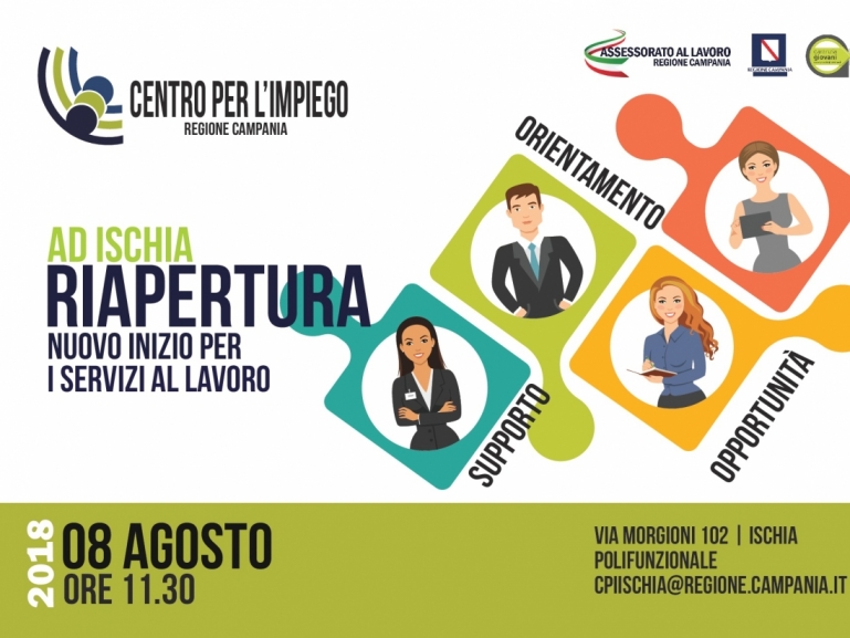 L' 8 Agosto riapre il Centro per l'Impiego di Ischia