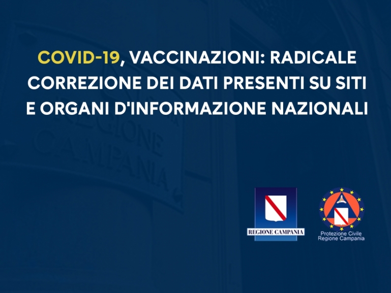VACCINAZIONI COVID-19, RADICALE CORREZIONE DEI DATI PRESENTI SU SITI E ORGANI D'INFORMAZIONE NAZIONALI