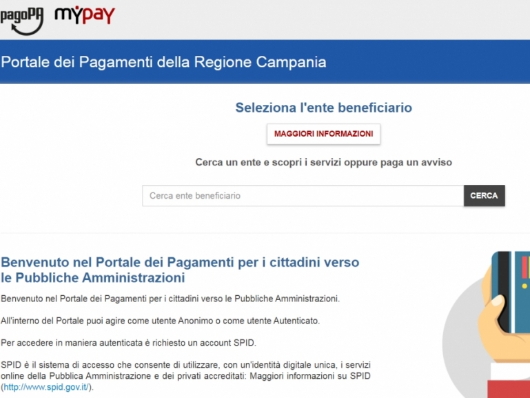 On line il Portale dei tributi della Regione Campania
