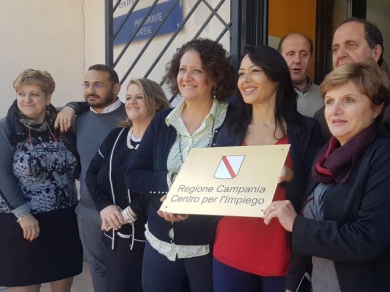 Assessore Palmeri visita il CPI di Piedimonte Matese