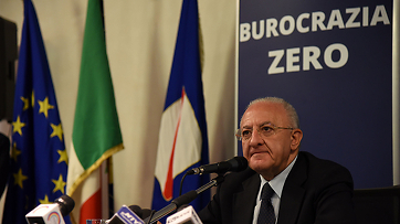 Burocrazia Zero, De Luca: via alla campagna a favore dei cittadini e delle imprese